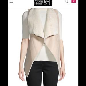 Renvy Faux fur vest New with tags